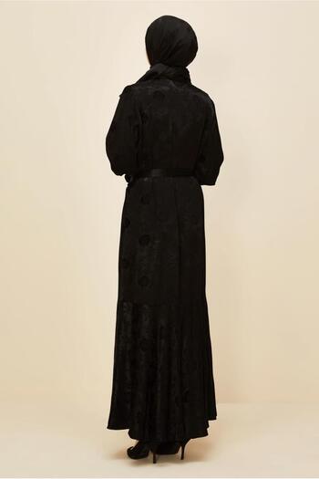 Alvina KUŞAKLI JAKAR ELBİSE 46106
