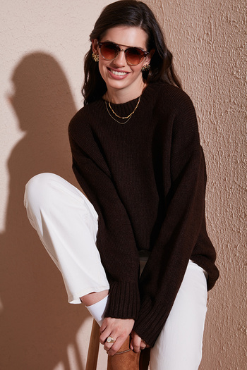 Lela Πλεκτό πουλόβερ με κανονική εφαρμογή Crew Neck Basic 4616213