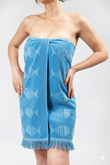 Miabella Home Beach Towel 100% Cotton, Quick Drying, Soft, Bath Towel, with Tassel Edge