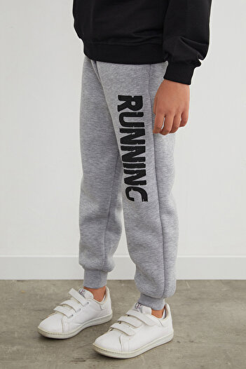 Fulla Moda 3 Thread Running Printed Boys' Jogger Sweatpants