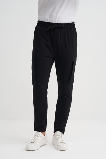 Cazador Jogger Nort Pants with Laced Waist and Pockets, Straight Leg