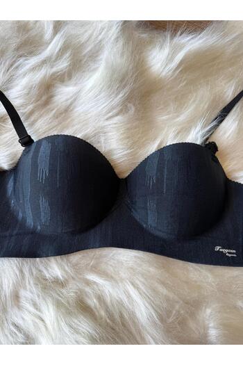 Elora Laser Cut Model Navy Blue Underwear (Bra Does Not Leave Marks)