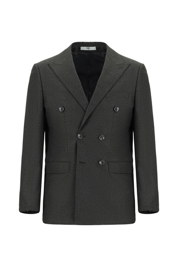Kiğılı Regular Fit Patterned Double Breasted Suit