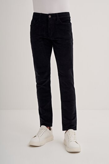 Cazador Vintage Terry Slim Fit Pipe Leg Velvet Trousers