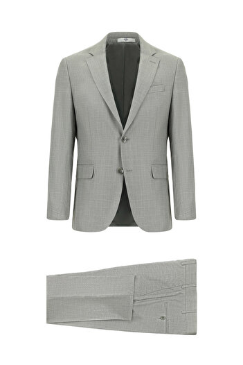 Kiğılı Slim Fit Slim Fit Classic Plaid Suit