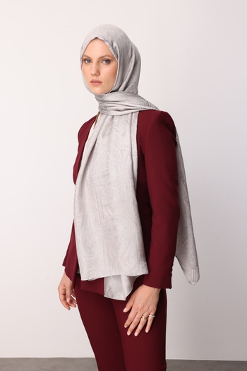 Mooncorn Liva Pattern Shine Line Stone Color Shawl