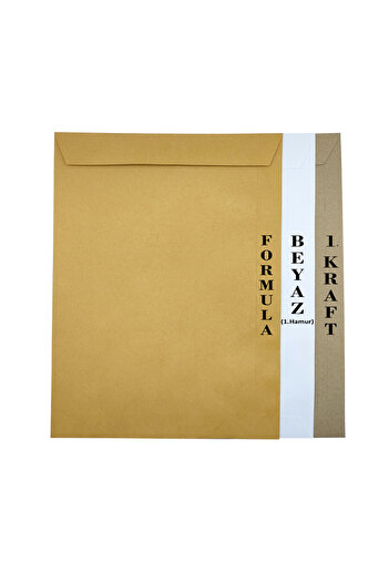 Limmy Zarf A4 boyutunda Beyaz Torba Zarf 24x32 cm - 50 Adet