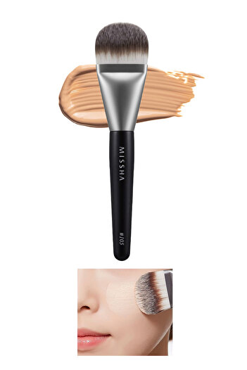 Missha Ultra Soft Textured Foundation Brush - Artistool Foundation Brush # 105