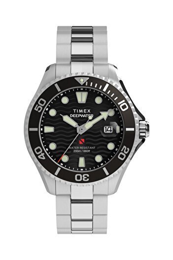 Timex Deepwater Meridian 200 44mm Stainless Steel Bracelet Watch