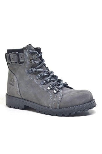 Rakerplus Griffon Γνήσιες Δερμάτινες Χειμερινές Unisex Παιδικές Μπότες με φερμουάρ
