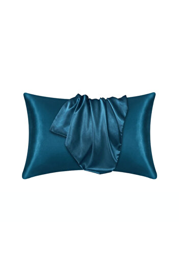 Rotixfy Satin Pillowcase, Blue Paris, 51x66 cm, Luxurious and Durable