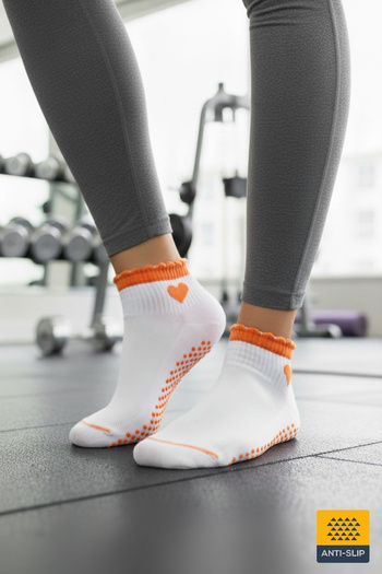Dore Original Women's New Season Yoga Sports Anti-Slip Sole Heart Model Pilates and Yoga Socks 1 Pair