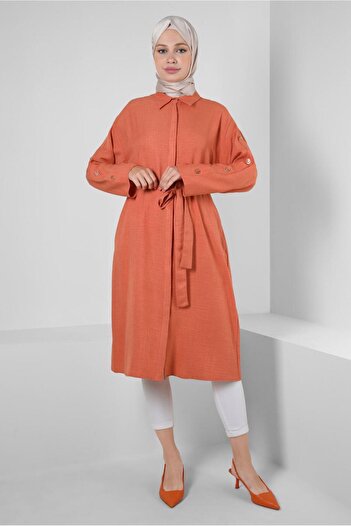 Alvina BELLOWED BUTTON DETAIL TUNIC 43835