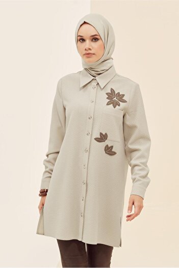 Alvina Shirt Collar Tunic 45943