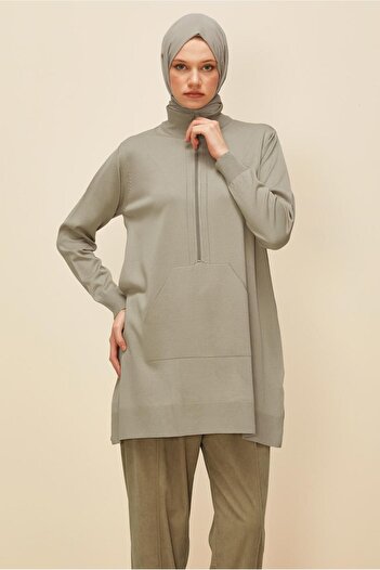 Alvina Zipped Knitwear Tunic 45885
