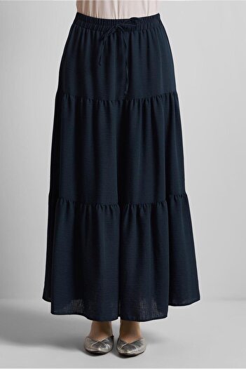 Alvina Fold Waist Elastic Skirt 60695