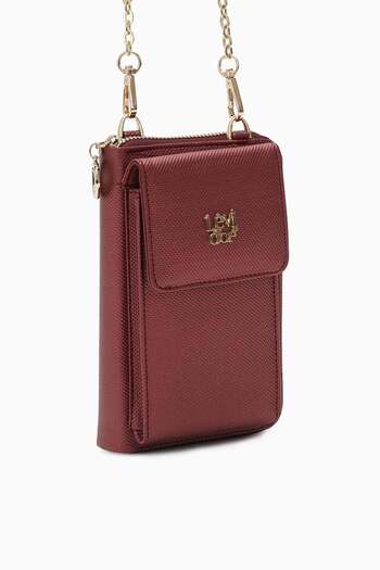Levidor Claret Red Wallet with Multifunctional Phone Compartment - 0057c720