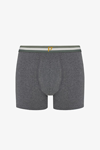 Penti Ανδρικό βαμβακερό Basic Grey Πολύχρωμο Σλιπ Boxer 3 τεμαχίων