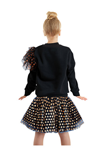 Denokids Fusta Tutu din Tulle Negru Star pentru Fata