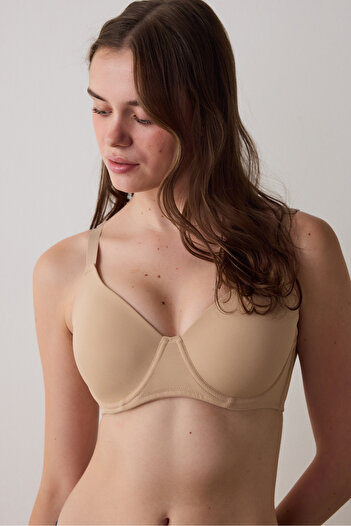 Penti Nude Colored Plus Size Marvel Enhancing Underwire párnázott melltartó