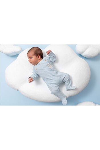 DIGERUI Good Baby Front Zippered Jumpsuit Blue