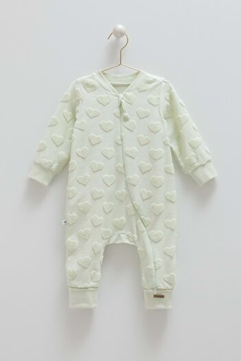 DIGERUI Cute Dreams Heart Detail Sleeping Bag - Tog 1.0 Green