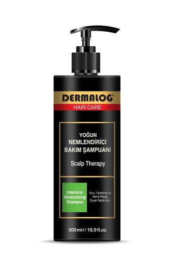 DERMALOG شامبو ترطيب وإصلاح مكثف للعناية بالشعر للشعر الجاف والتالف 500 مل