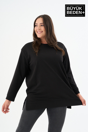 Superlife Kadın Tunik Büyük Beden Sweatshırt SPR26BTK950