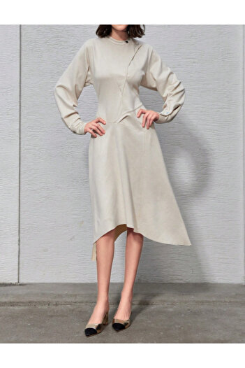 SHEIN Shein midi dress, cream