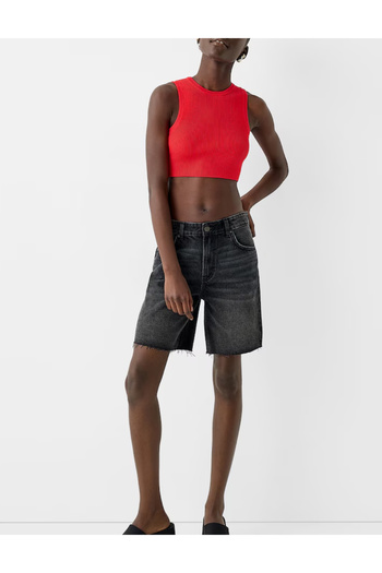Bershka Bershka top, red