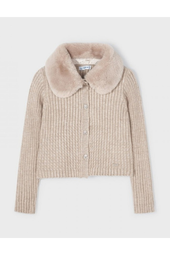 MAYORAL Mayoral button-down blouse, beige