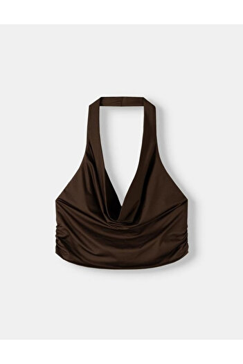 Bershka Bershka top, brown