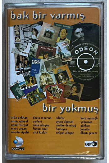 Odeon Bak Bir Biram Bir (There Was One, There Was None) Cassette (Gelatinized Zero Original Period Printing Cassette)