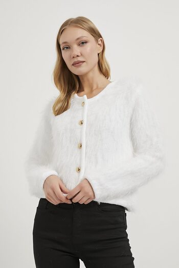 Arma Life Armalife 4938 Plush Looking Women's Cardigan