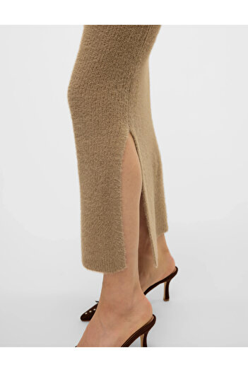 Vero Moda Vero Moda maxi skirt, beige