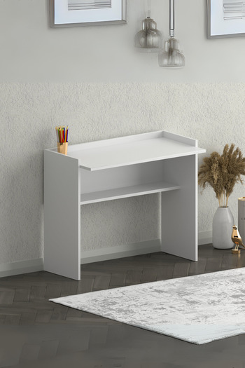 Sevinse Home NUKA Büyük Boy Çalışma Masası Beyaz 78 x 90 x 45