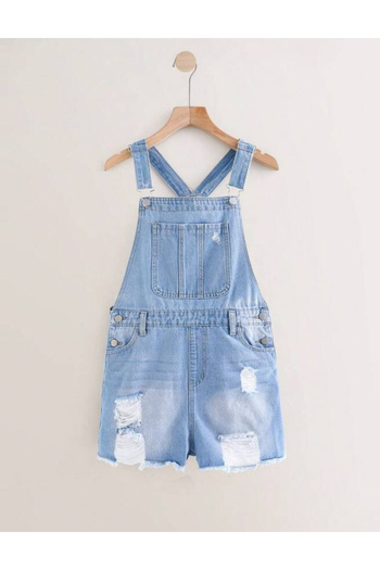 SHEIN Shein denim jumpsuit, blue