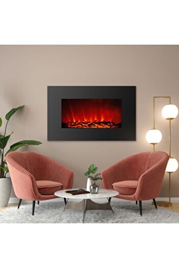 motor starter Electric wall fireplace with LED, 91 x 15 x 56 cm, 950 - 2000 W