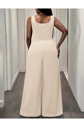 SHEIN Curve+ jumpsuit, cream