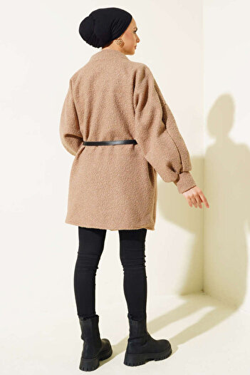 onlymoon Camel Color Women's Jacket ♦   Oversize Comfortable Fit ♦   Stylish Modern Style ♦   For Daily and Office Use
