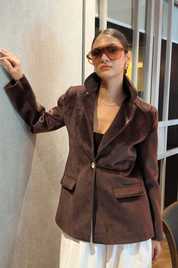 FABB Jachetă din material textil Brown Fox
