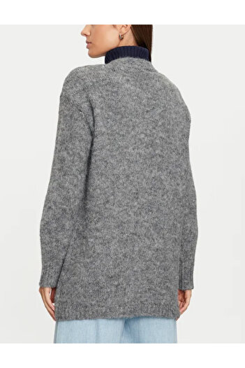 Noisy May long cardigan, grey