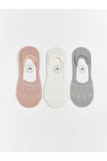 LC Waikiki Sparkling Choices from Shining Store |   Patterned Girls' Ballerina Socks 3-Piece