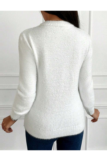 SHEIN sweater, white