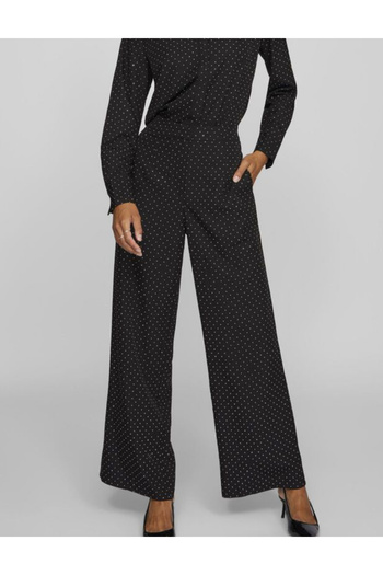VILA pants, black