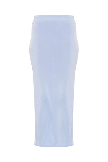 Pretty Little Thing PRETTYLITTLETHING maxi skirt, blue