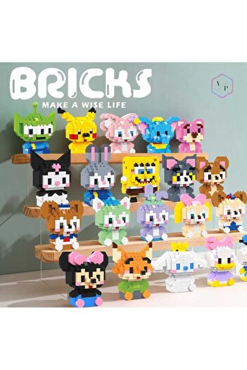 BTİCARET Bricks Stitch LEGO – Sevimli Karakter Yapı Oyuncağı