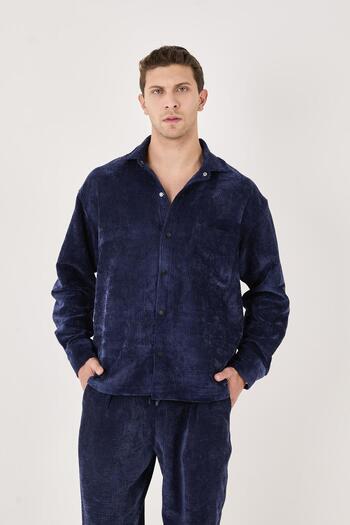 Rocqerx X-0002 Corduroy Shirt with Pocket Detail