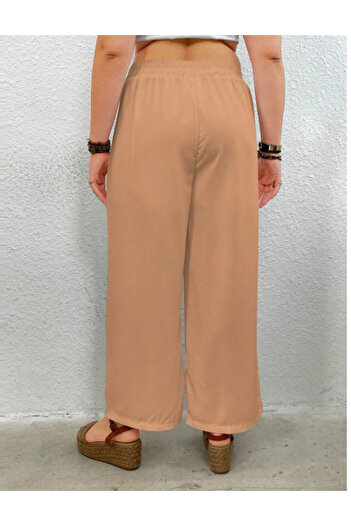 SHEIN Curve+ pants, beige