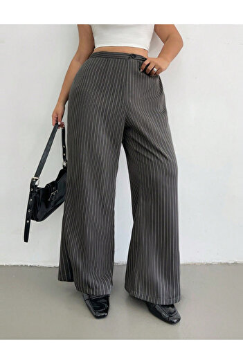 SHEIN Curve+ pants, gray